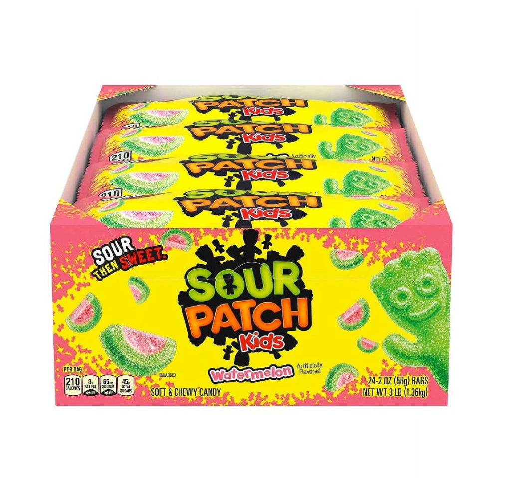 Sour Patch 24pk 2oz Watermelon Box (070462012323) Unit (070462098525)