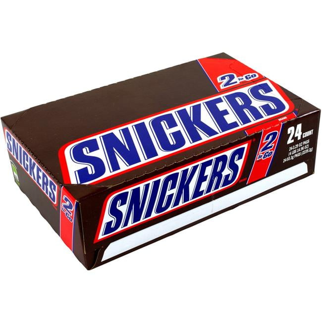 Snickers 24pk 3.29oz Share Size 2 To Go Box (040000322528) Unit (04026305)