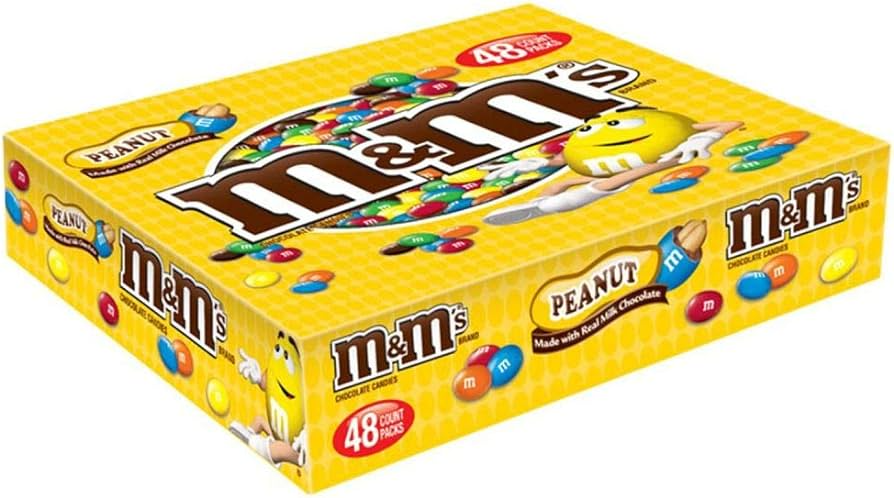 M&M's 48pk 1.74oz Peanut Box (040000012320) Unit (04003207)