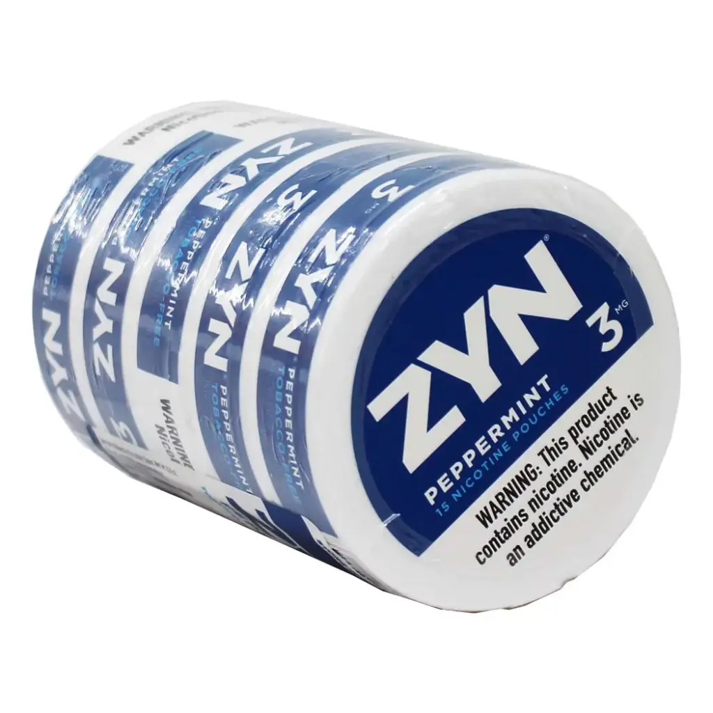 Zyn 5pk 3mg Peppermint Roll (609249901415) Unit (609249901019)