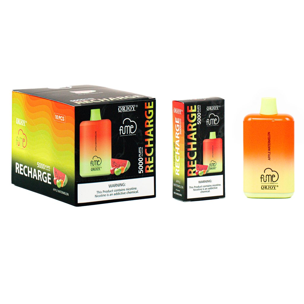 FumeRecharge 10pk 5% 5k Apple Watermelon Box (6941821706327)