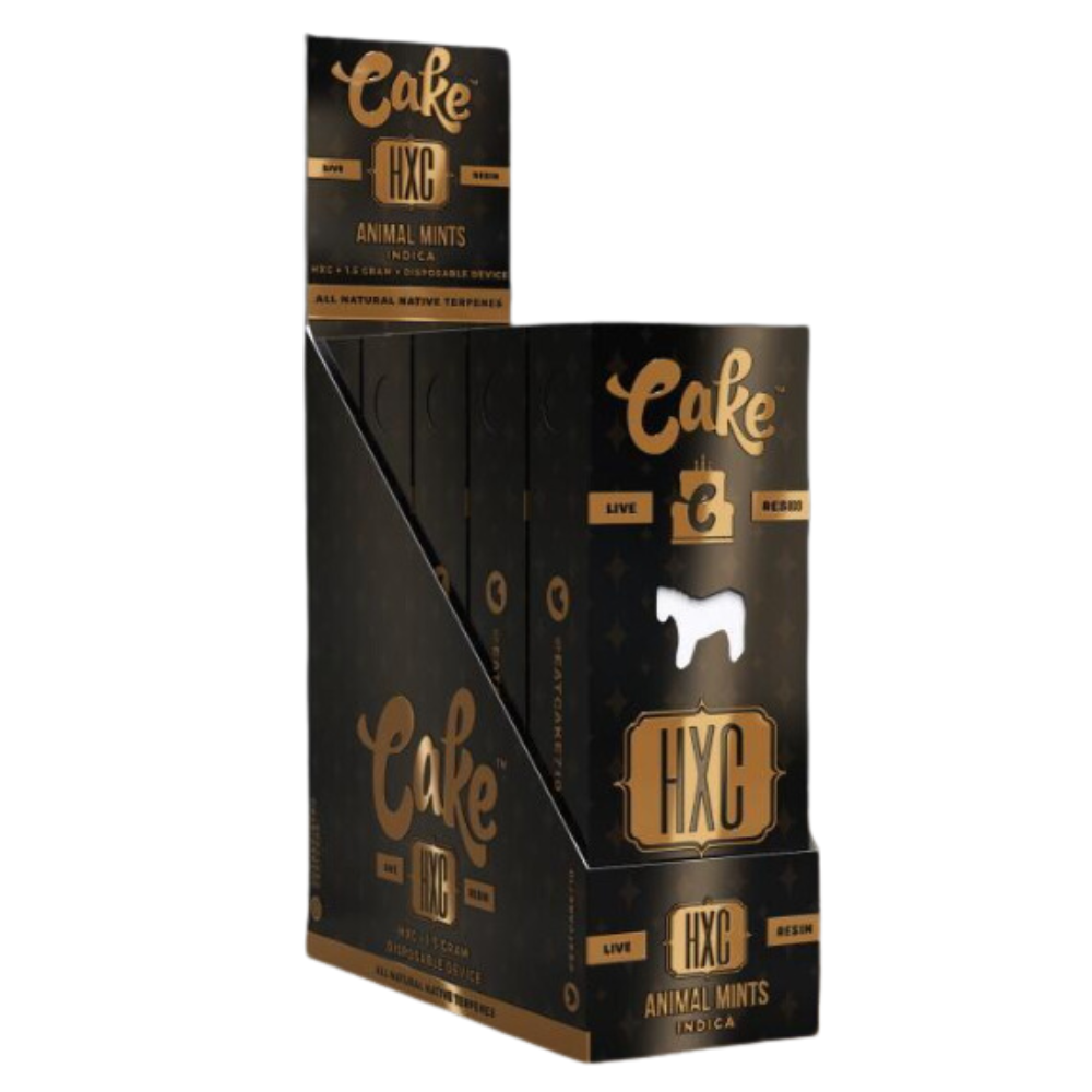 Cake HXC Live Resin 5pk Animal Mints Box (717340441928)