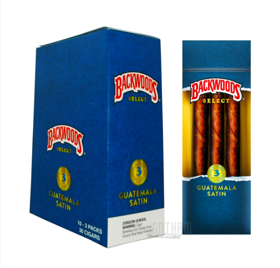 BACKWOODS GUATEMALA SATIN 10PK/30CT BOX-(071610340909)UNIT (071610203396)