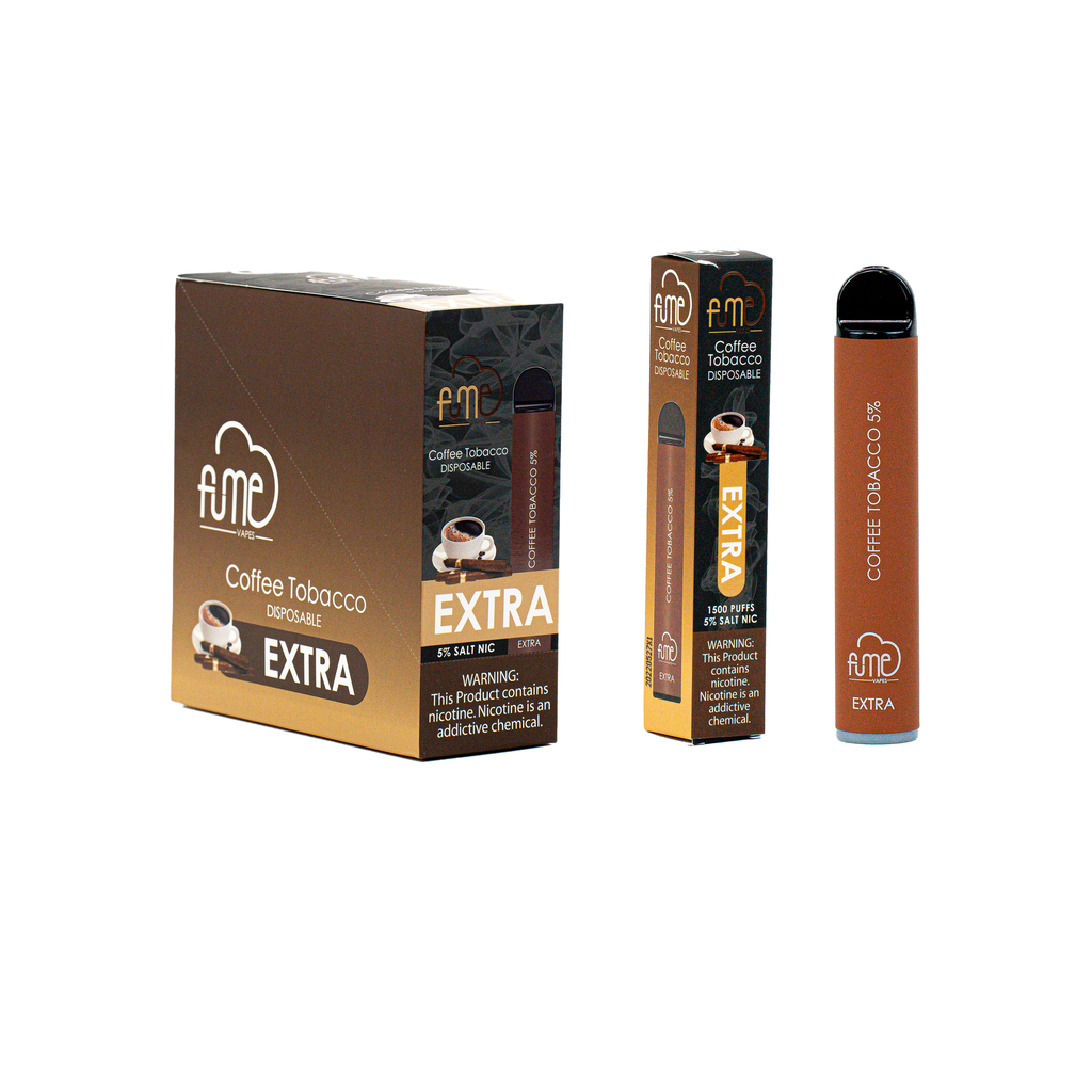 FumeExtra 10pk 5% 1.5k Coffe Tobacco Box (6973304117177)
