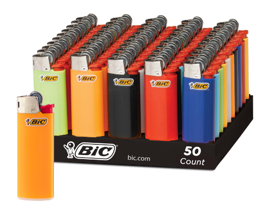 Neon Classic Lighter 50pk Box (10855553008228) Unit (855553008221)