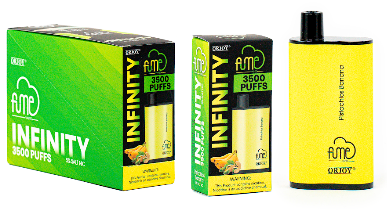 FumeInfinity 5pk 5% 3.5k Pistachio Banana Box (6973304117375)
