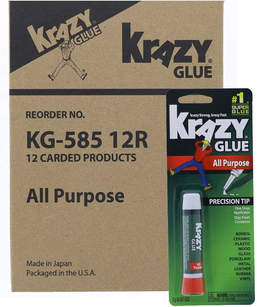 KRAZY GLUE 12-0.07 OZ (00070158112054) UNIT (07015800005)