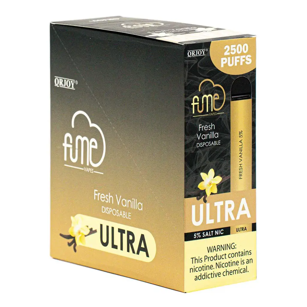 FumeUltra 10pk 5% 2.5k Fresh Vanilla Box (6973304113636) Unit (6973304113629)