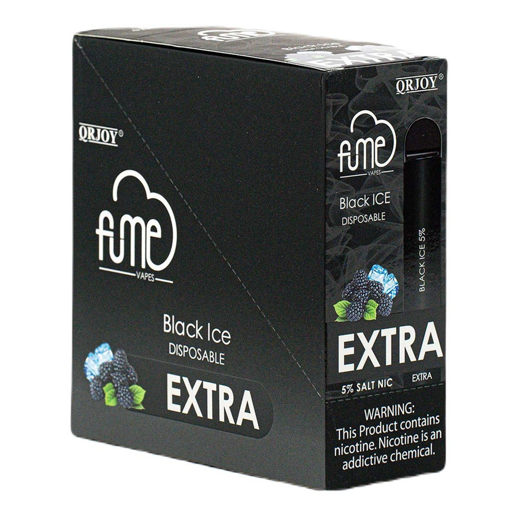 FumeExtra 10pk 5% 1.5k Black Ice New Box (6974710144474) Unit (6974710144009)