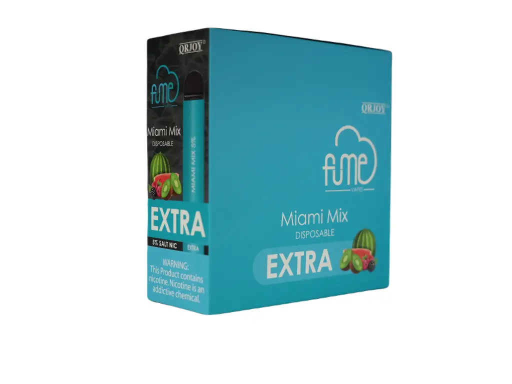 FumeExtra 10pk 5% 1.5k Miami Mix New Box (6974710144603) Unit (6974710144139)