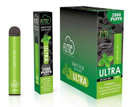 FumeUltra 10pk 5% 2.5k Mint Ice New Box (6974710145174) Unit (6974710144665)