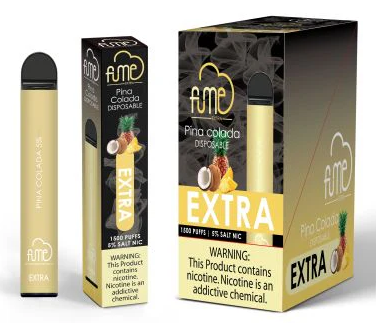 FumeExtra 10pk 5% 1.5k Pina Colada New Box (6974710144269) Unit (6974710143798)