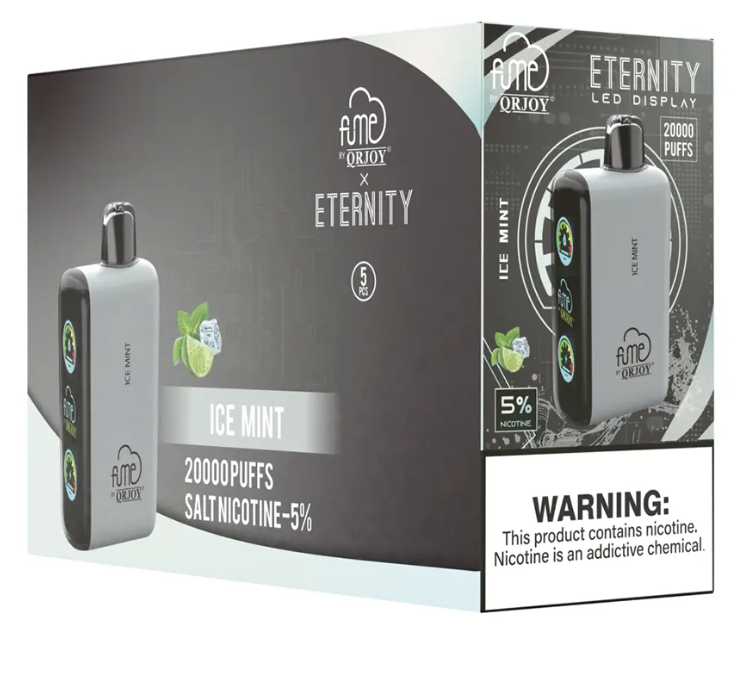 FumeEternity 5pk 5% 20k Ice Mint Box (6941821724239) Unit (6941821724062)