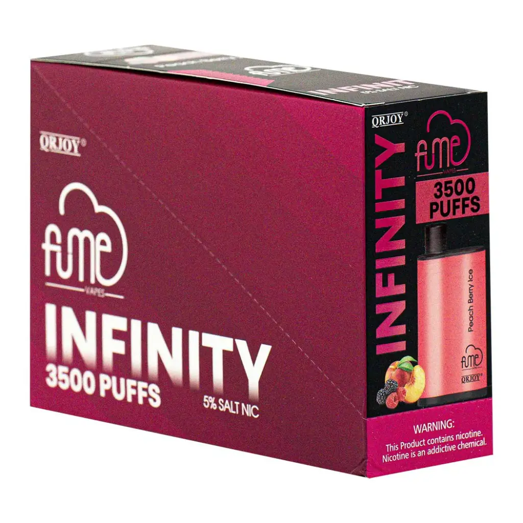 FumeInfinity 5pk 5% 3.5k Peach Berry Ice Box (6973304117238) Unit (6973304117221)