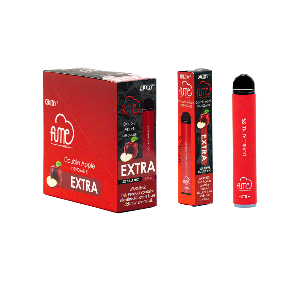 FumeExtra 10pk 5% 1.5k Double Apple New Box (6974710144405) Unit (6974710143934)