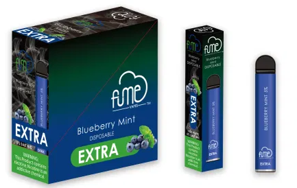 FumeExtra 10pk 5% 1.5k Blueberry Mint New Box (697471014351) Unit (6974710143880)