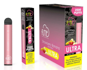 FumeUltra 10pk 5% 2.5k Strawberry Banana New Box (6974710145235) Unit (6973710144726)