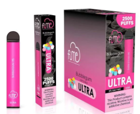 FumeUltra 10pk 5% 2.5k Bubblegum Box (6973304112974)