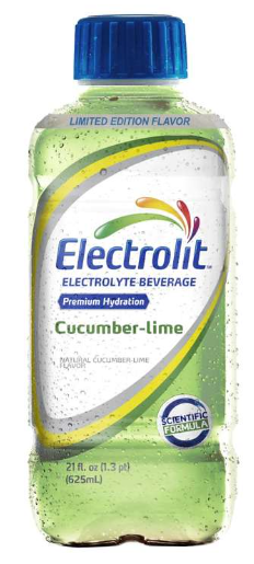 Electrolit 12pk 21oz Cucumber Lime Box (10887725000976) Unit (88772500097)
