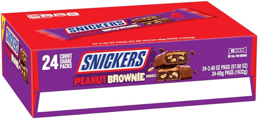 Snickers 24pk Peanut Brownie King Size Box (040000563761)