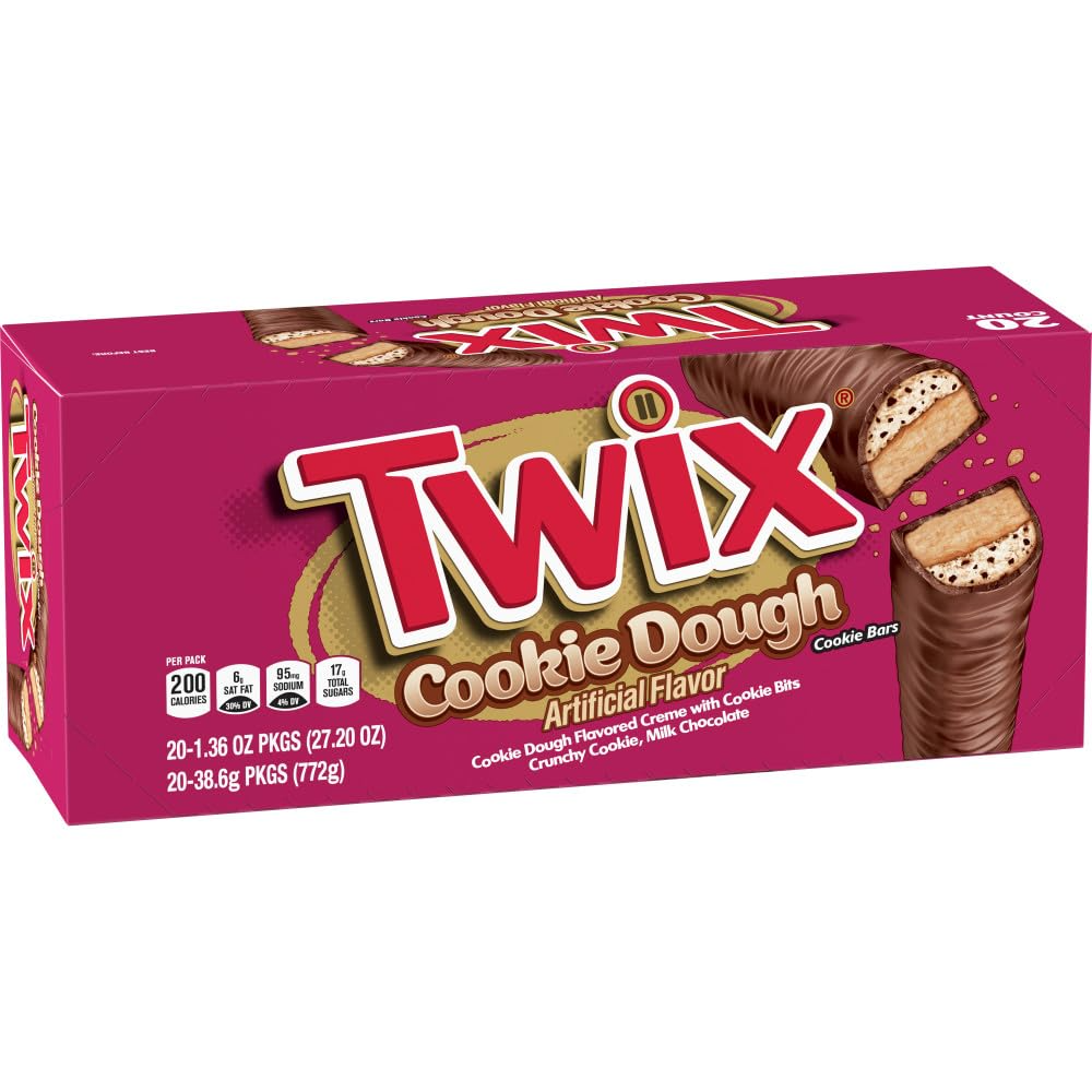 Twix 20pk Cookies Dough King Size Box (040000583554) Unit (040000583547)