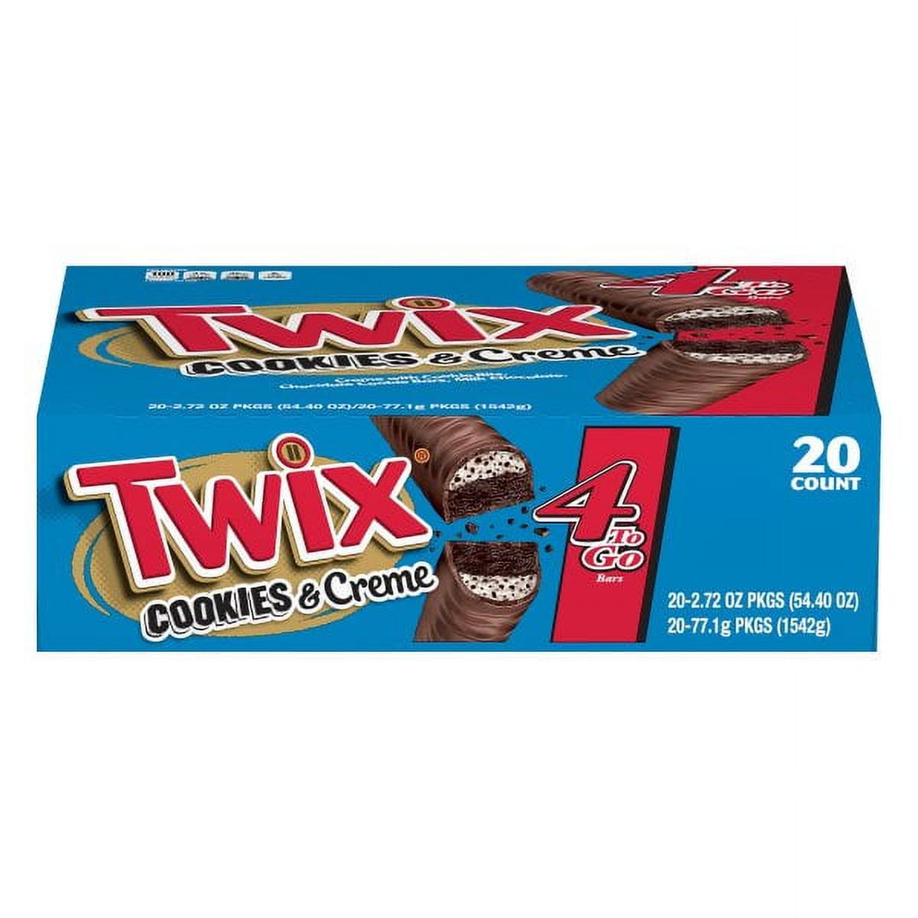 Twix 20pk 2.72oz Cookies & Cream King Size Box (040000551911) Unit (040000551898)