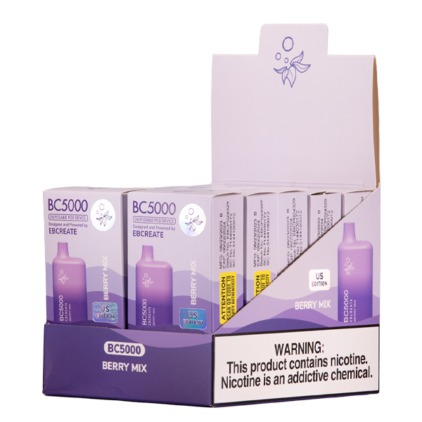 ElfBar Create BC5000 10pk 5% Berry Mix Box (4895257201876) Unit (6941976239701)