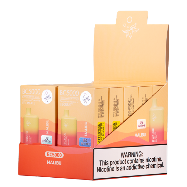 ⁠ElfBar Design BC5000 10pk 5% Malibu (6941976239862)