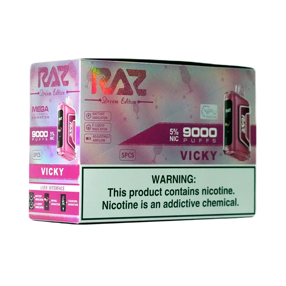 RazTn9000 5pk 5% 9k Vicky Box (6975984054742) Unit (6976984054735)
