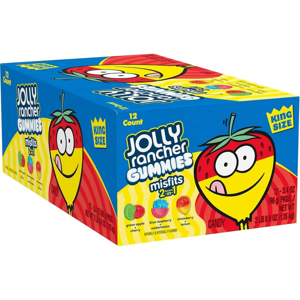 Jolly Rancher Gummies 12pk Box (10066259393550) Unit (06625939355)
