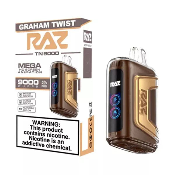 RazTn9000 5pk 5% 9k Graham Twist Box (6975984052977) Unit (6975984052960)