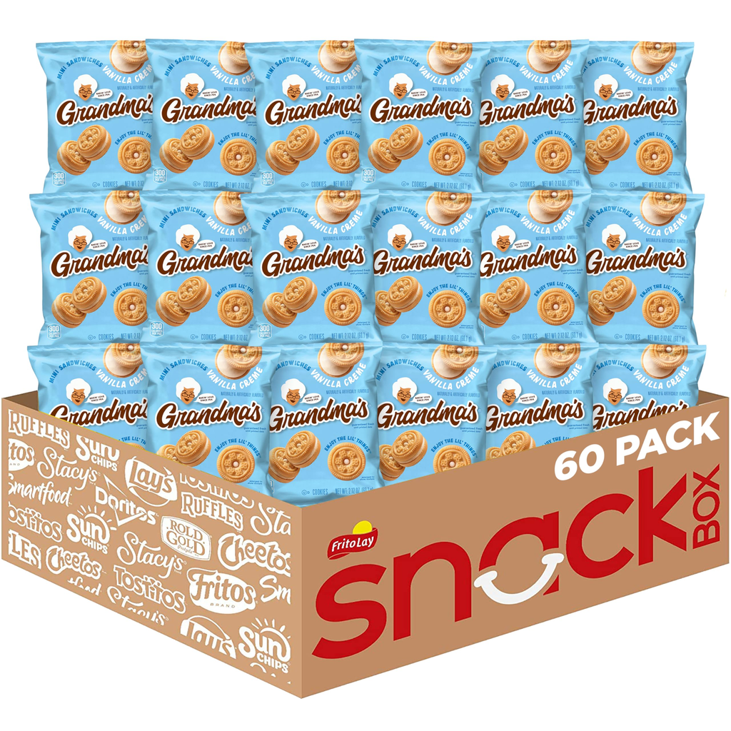 Grandma Cookies 60pk 2.12oz Mini Vanilla Creme Box (00028400450966)