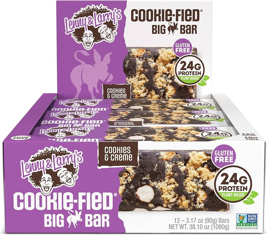 Lenny & Larrys Big Bar 12pk Cookies & Cream