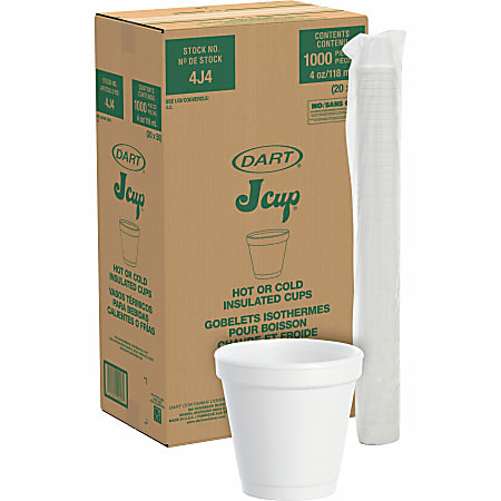 DART FOAM CUP 4oz 4J4 1/1000