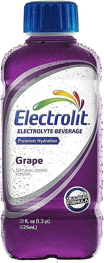 ELECTROLIT GRAPE 12PK/21oz BOX-(10887725000006) UNIT-(887725000009)