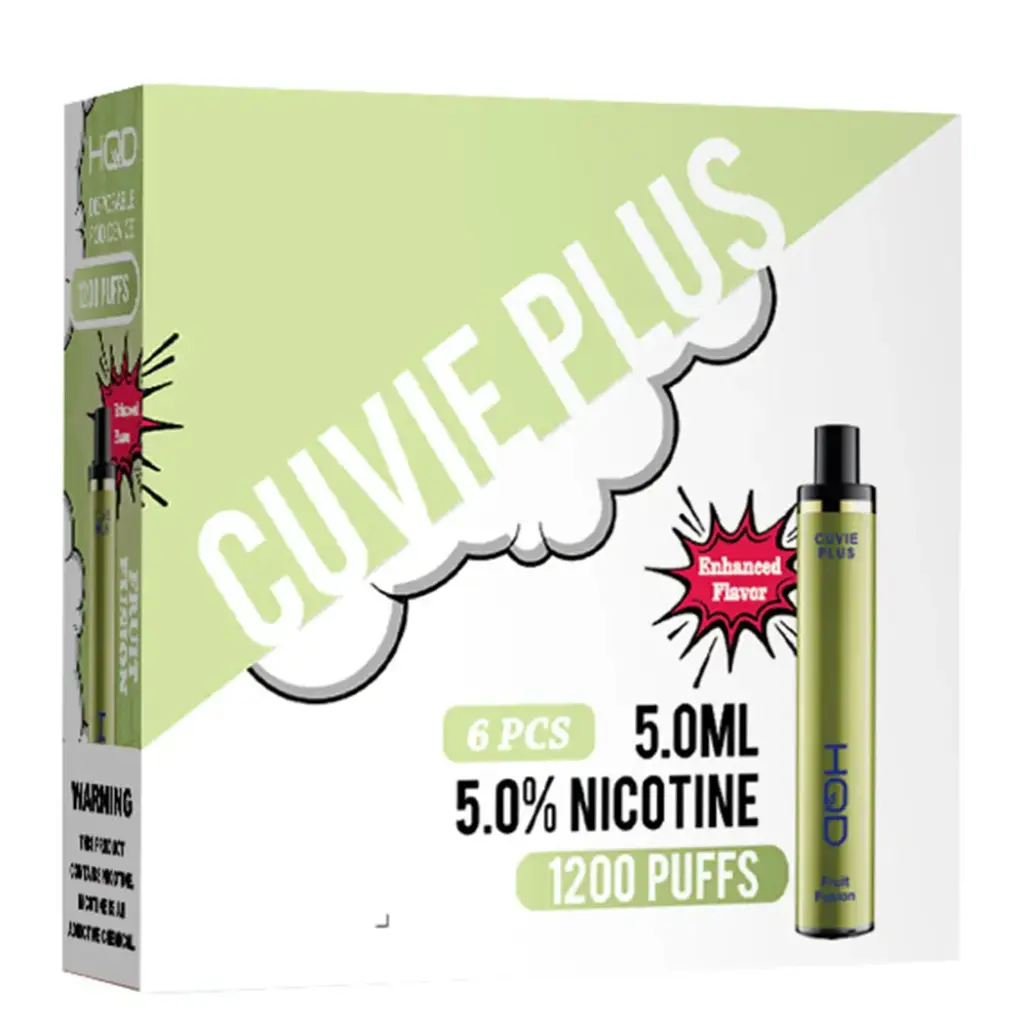 HqdCuvieplus 6pk 5% 1.2k Fruit Fusion Box (6973826700376)