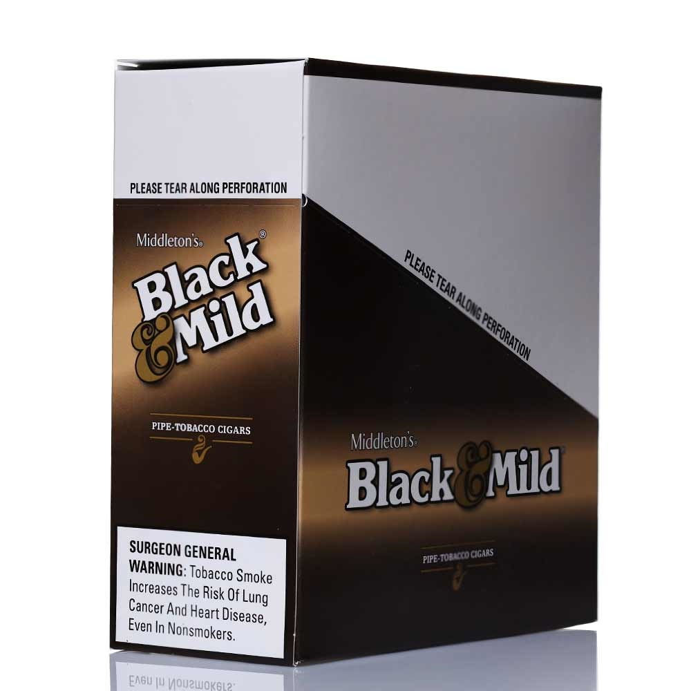 Black & Mild 10pk 50ct Original Plastic Tip Box (070137500186) Unit (070137000181)