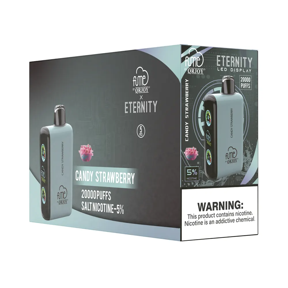 FumeEternity 5pk 5% 20k Candy Strawberry Box (6941821724215)