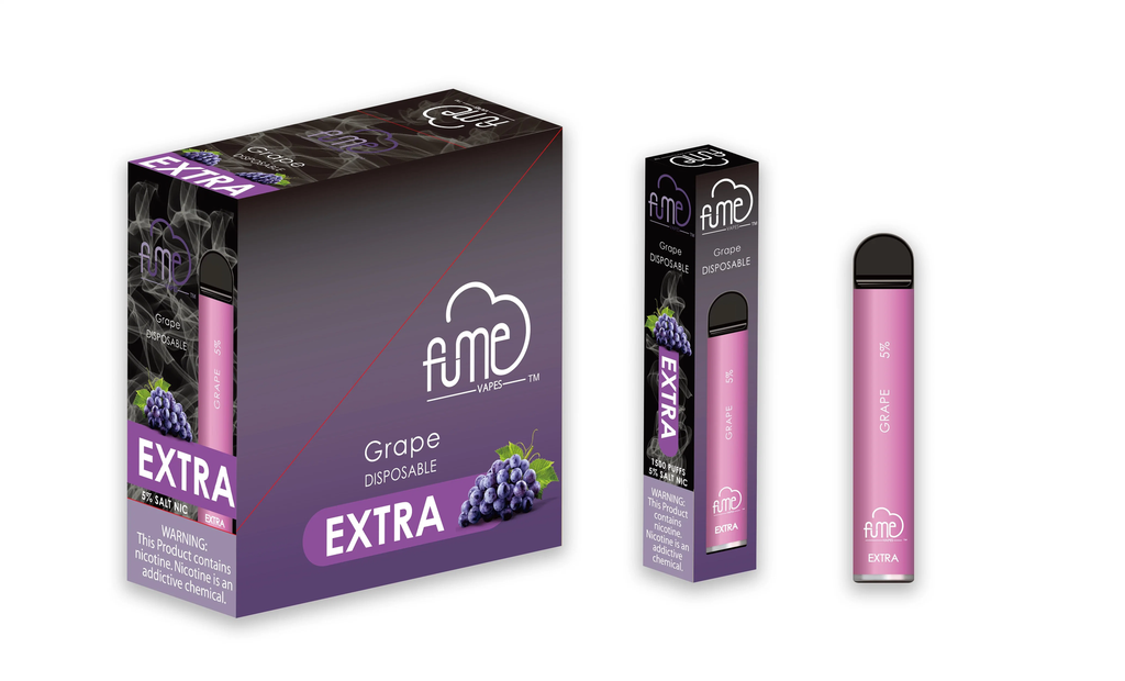 FumeExtra 10pk 5% 1.5k Grape New Box (6974710144221)