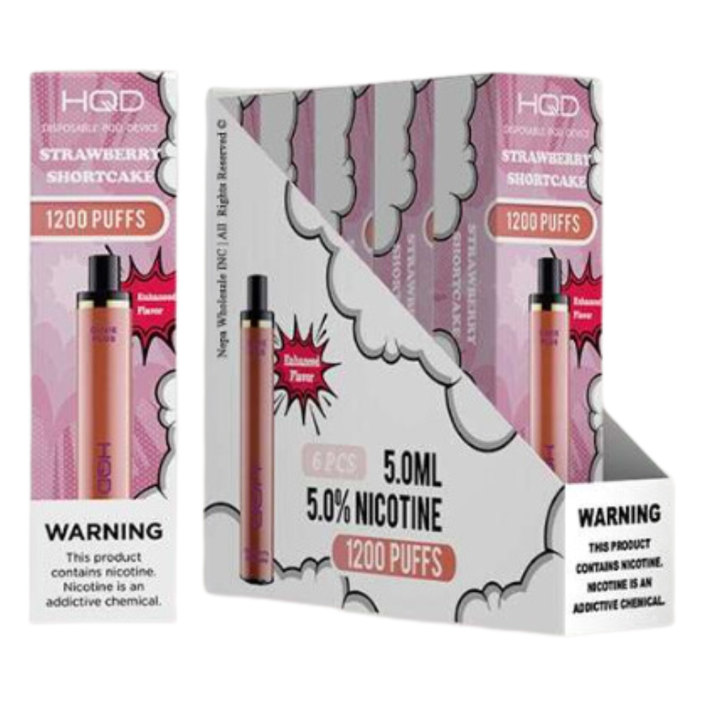 HqdCuvieplus 6pk 5% 1.2k Strawberry Shortcake Box (6973826700420)