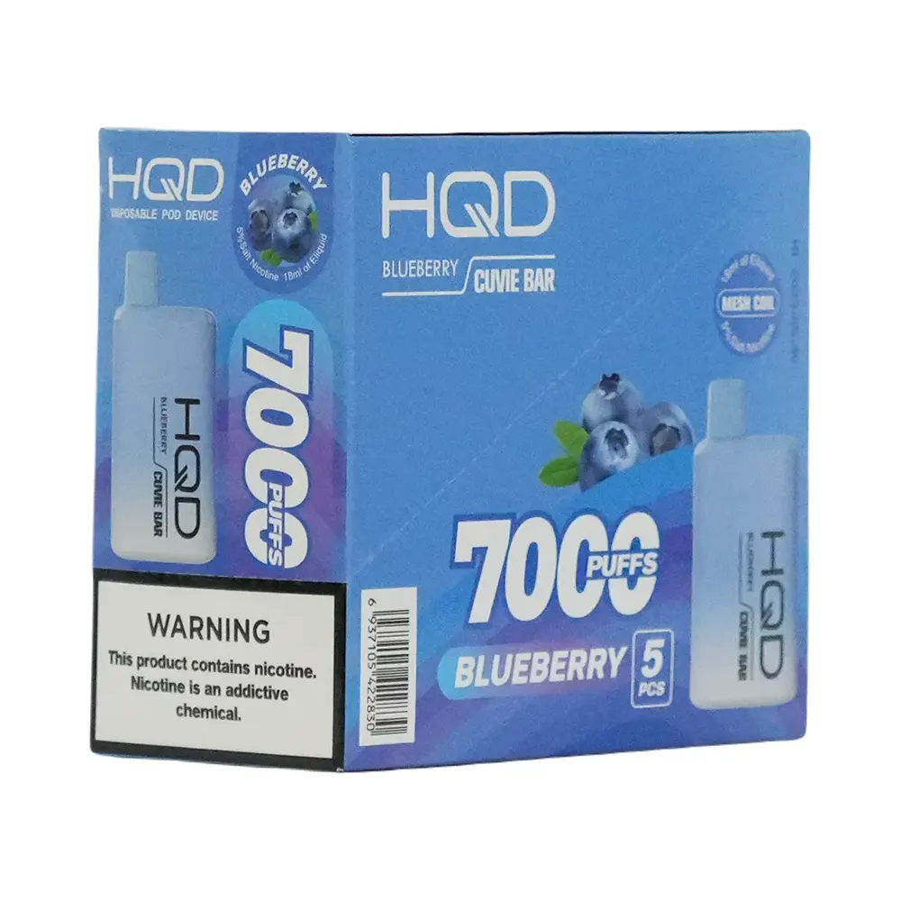 HqdBar 5pk 5% 7k Blueberry Box (6937105422830)