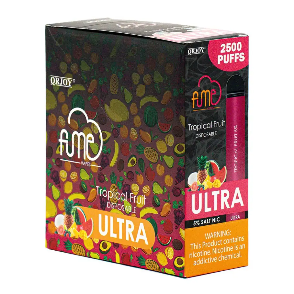 FumeUltra 10pk 5% 2.5k Tropical Fruit New Box (6974710145365)