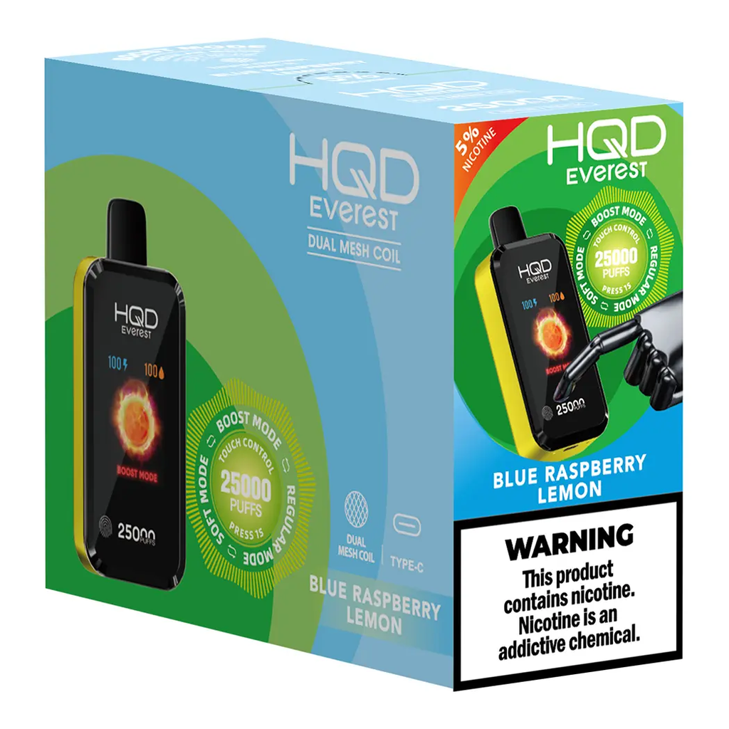 HqdEverest 5pk 5% 25k Blue Raspberry Lemon Box (6937105492666)