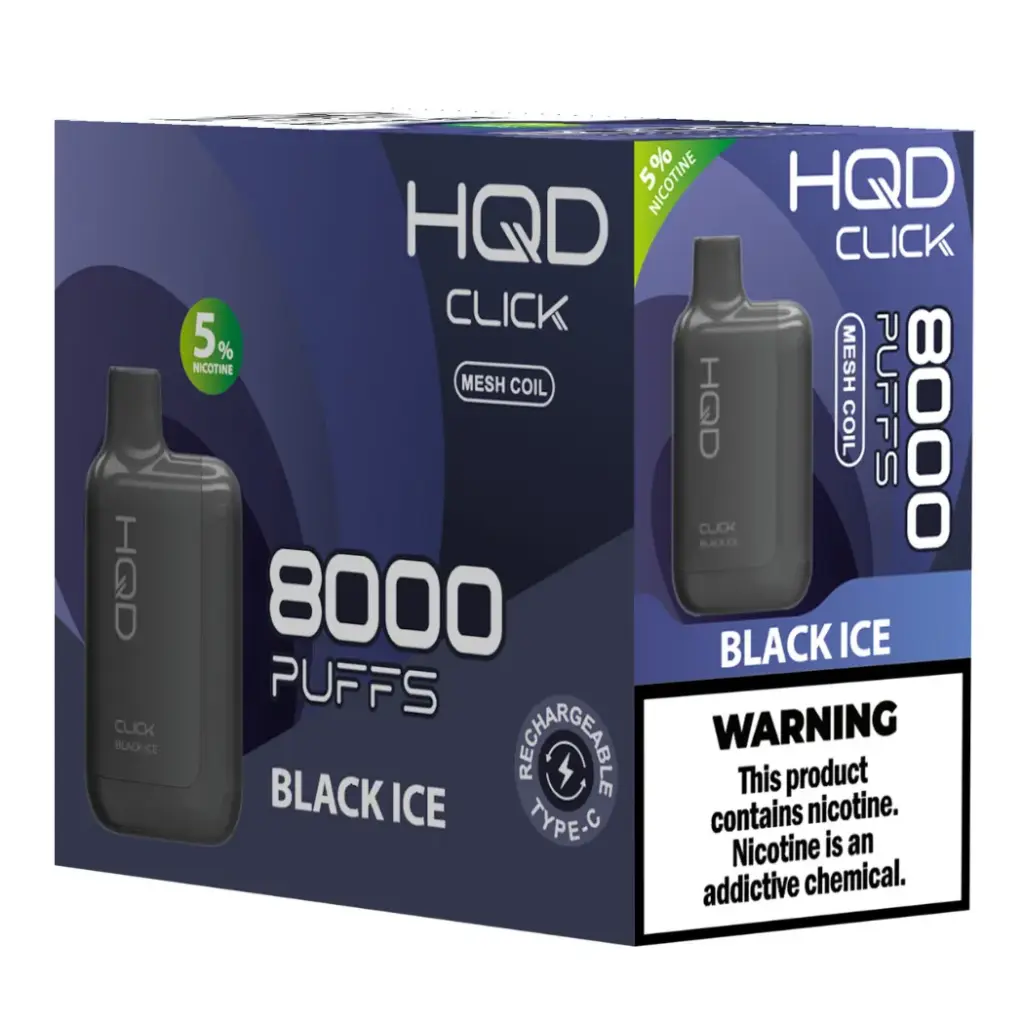 HqdClick-Kit 5pk 5% 8k Black Ice Box (6923742000616)