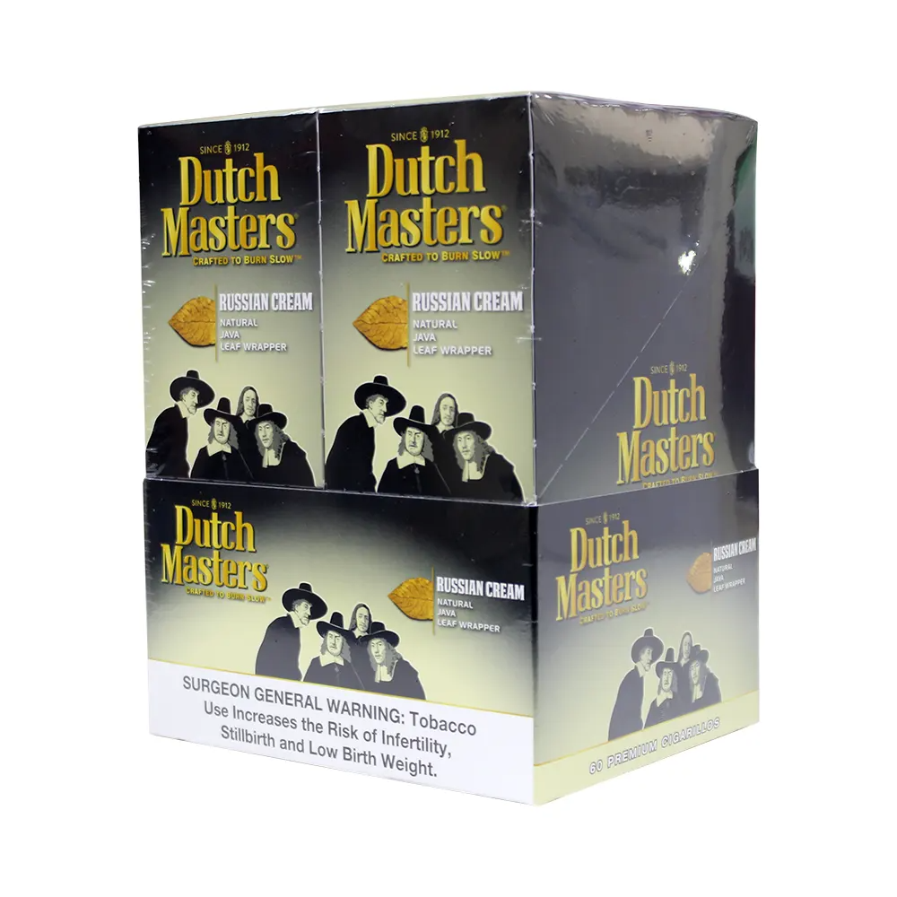Dutch Masters 3pk 60ct Russian Cream Box (071610340183) Unit (071610202672)