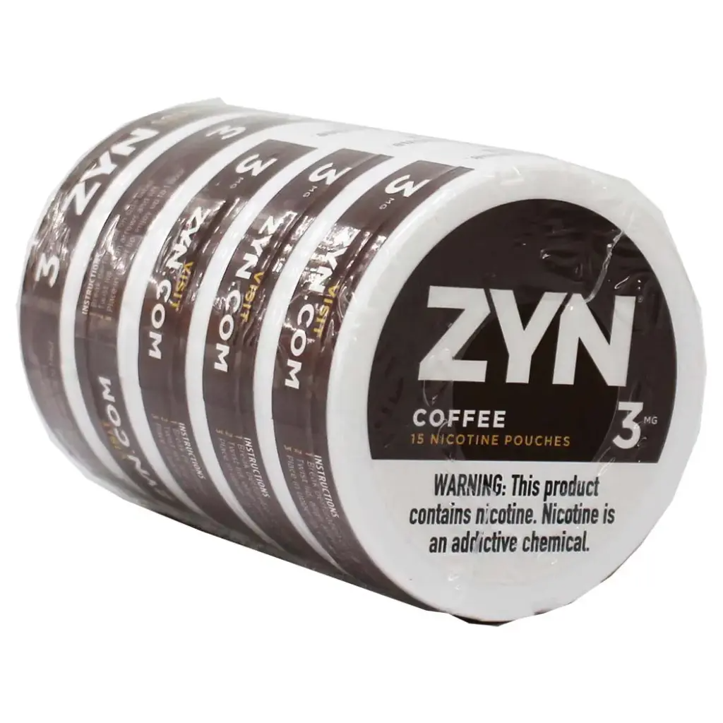 Zyn 5pk 3mg Coffee Roll (609249904416) Unit (609249904010)