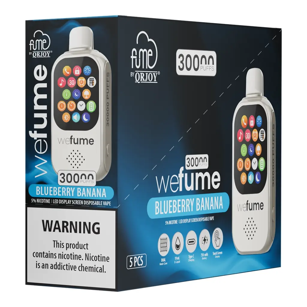 WeFume 5pk 5% 30k Blueberry Banana Box (6941821728060)