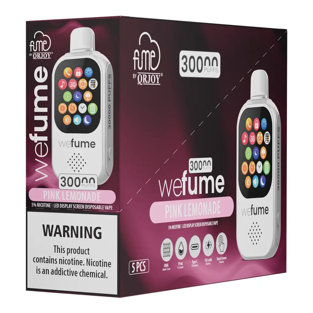 WeFume 5pk 5% 30k Pink Lemonade Box (6941821727964)