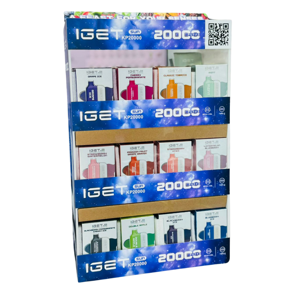 IGET SUN KP 20.000 DISPLAY 12 BOXES - 60PC