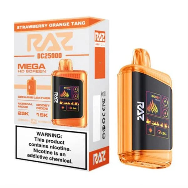 RazDc25000 5pk 5% 25k Strawberry Orange Tang Box (6975984056852) Unit (6975984056845)